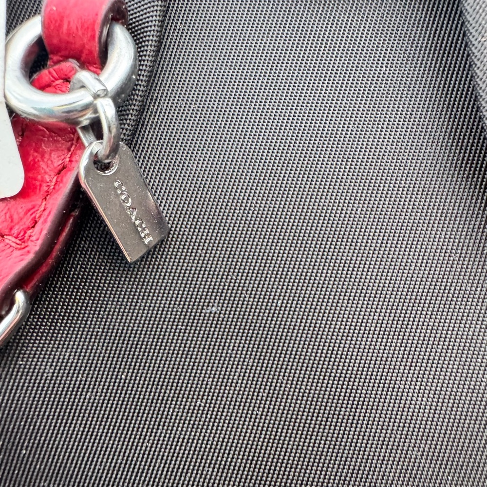Coach Mini Backpack NWT Bag Charm Keychain Red Leather - Picture 5 of 12